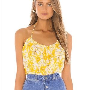Free People Liza Halter Bodysuit